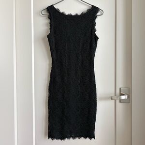 Black Lace Mini Dress